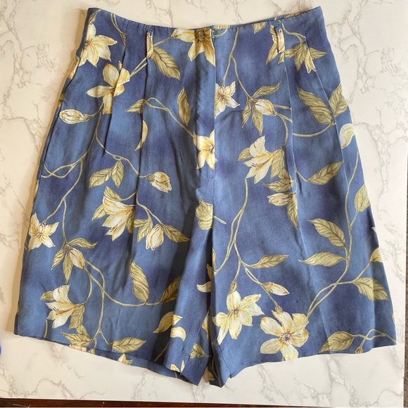 Bobby Jones Vintage Floral Sleeveless Button Down Matching Shorts Set | Size 6 - Picture 5 of 15